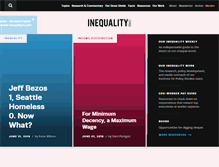 Tablet Screenshot of inequality.org